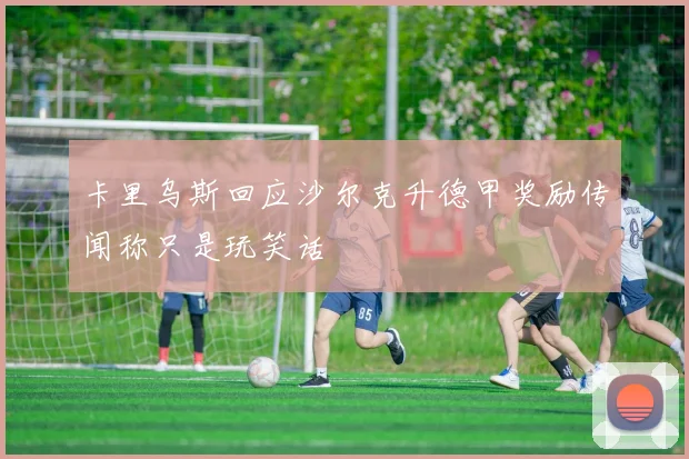 卡里乌斯回应沙尔克升德甲奖励传闻称只是玩笑话